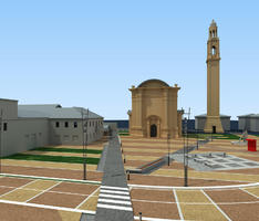 Villorba Church and Square Treviso Italy