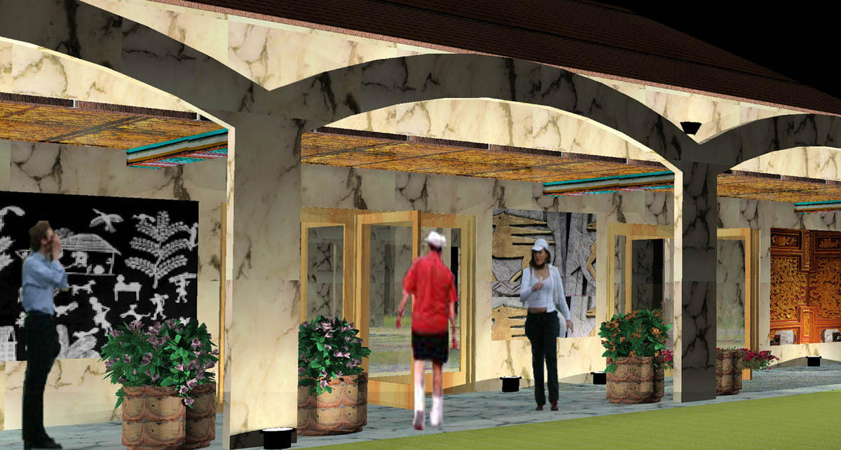 entrance zone of the hotel area