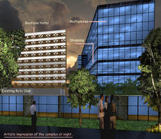 commercial complex at kolkata india