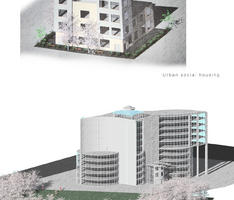 my portfollio using revit and photoshop