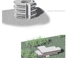 my portfollio using revit and photo shop