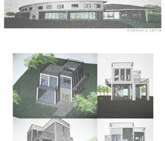 my portfolio using revit and photo shop