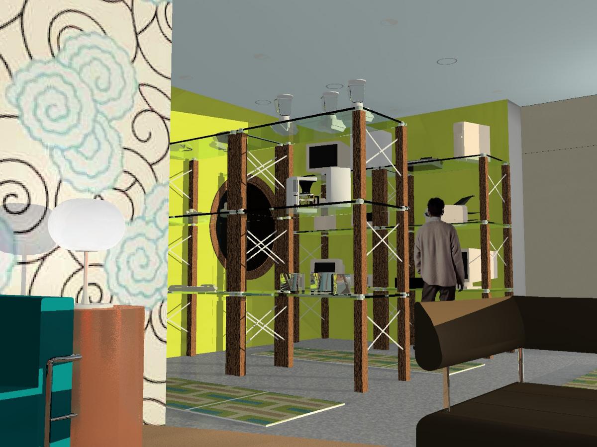 Electronic Store Interior