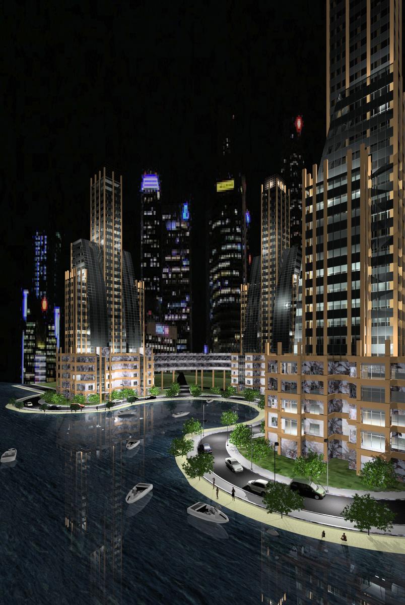 waterfront-night shot by npv