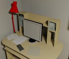 my desk-unfinished