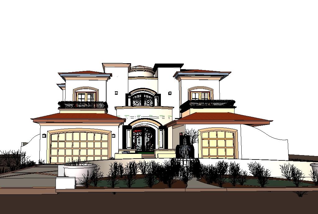 Spanish Sevillan Styled Home
