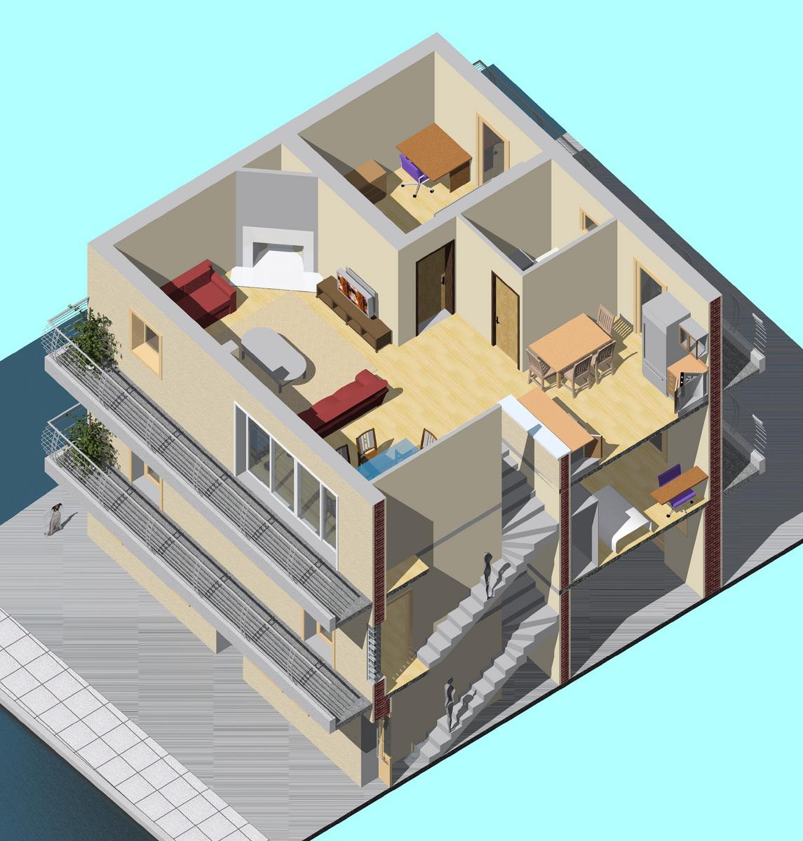 3d interior rendering