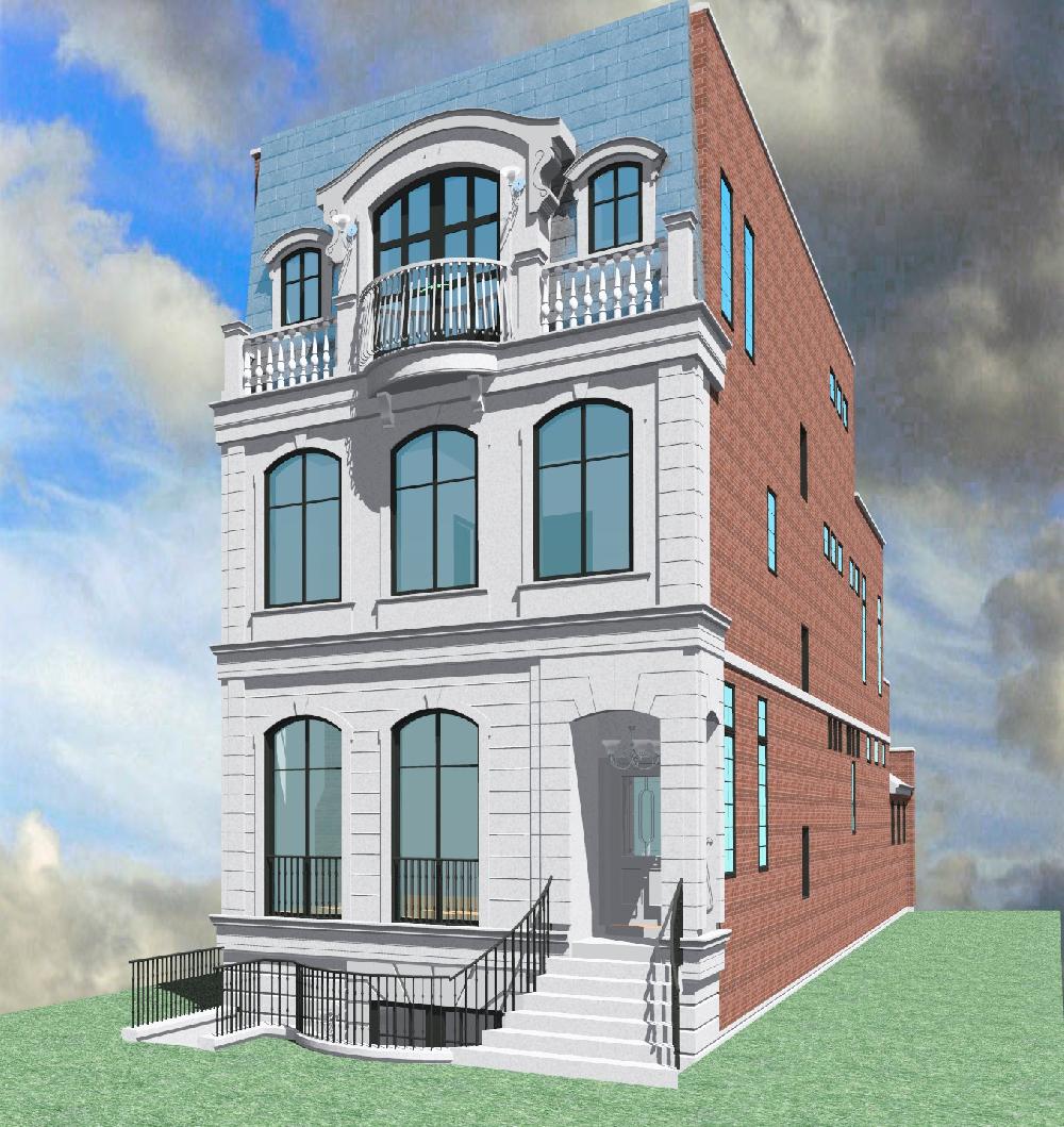 3 apartment building, Chicago