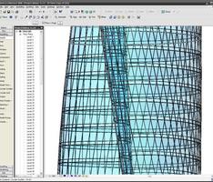 Massing study with curtainwall system