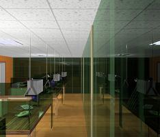 research station office interior