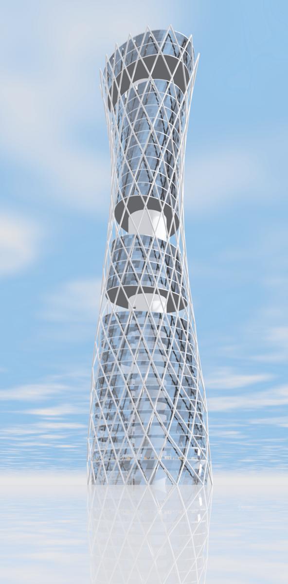 Rotating Ellipse Tower