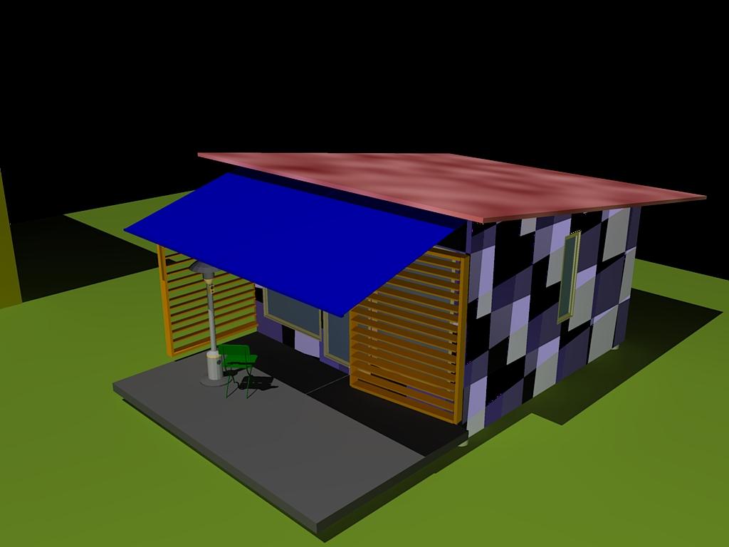 16 squaremeter photon mapped