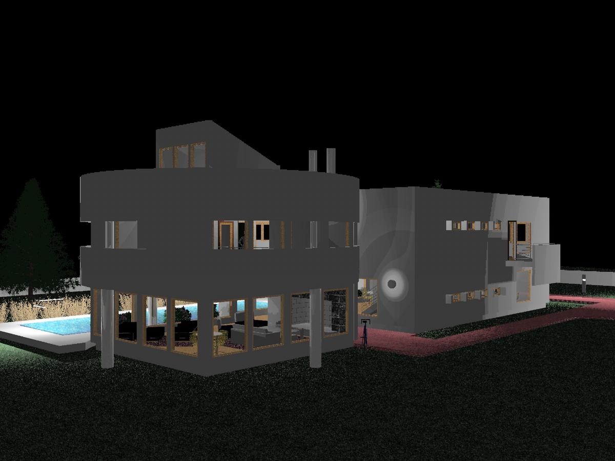 Square in Circle house