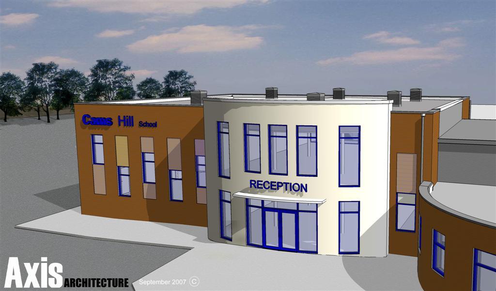 Cams Hill School 3D View 3