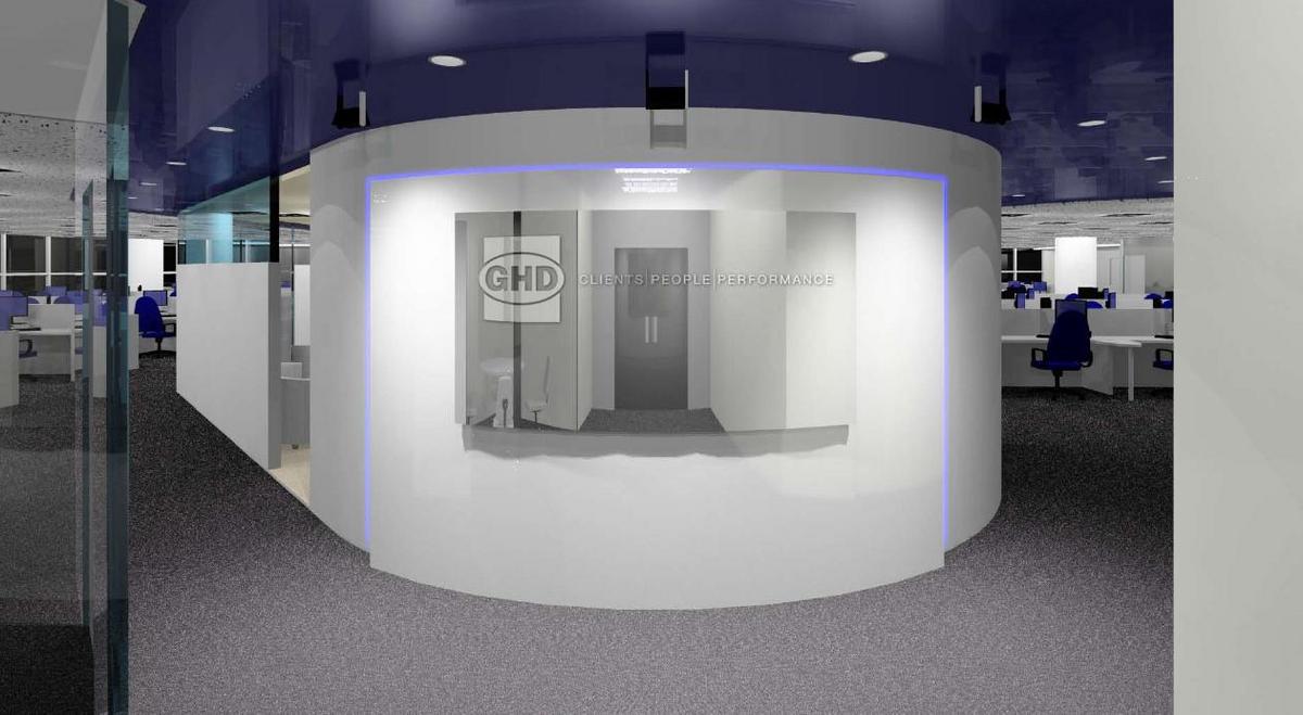 soon-to-be interior of GHD Manila office