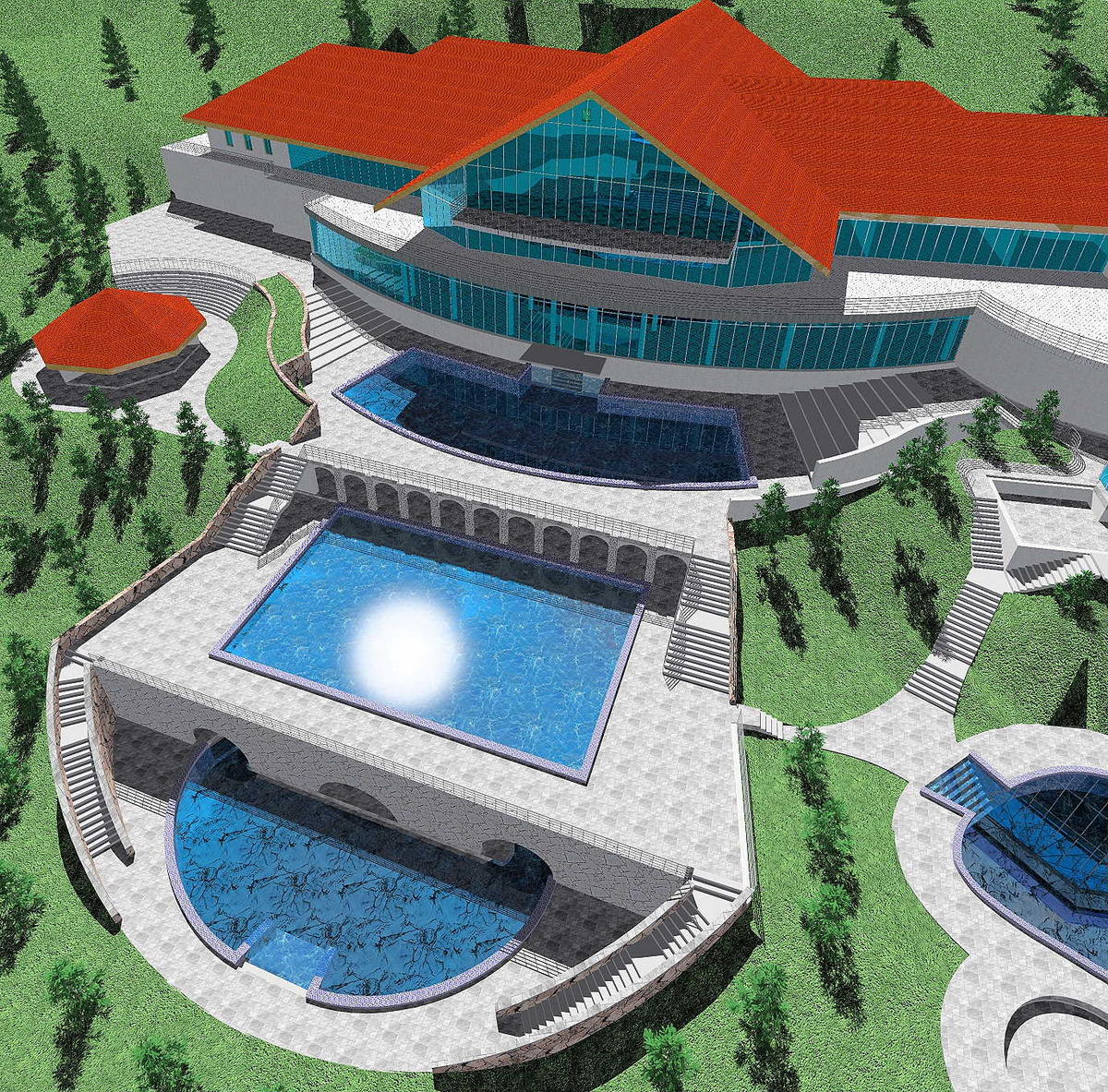 The Bukowina’s Therms..all made in Revit 6 /2005