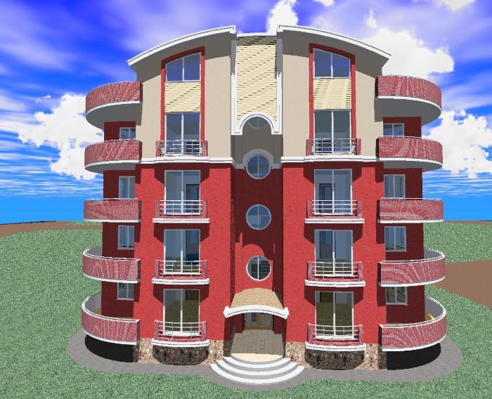 4 story apartment
