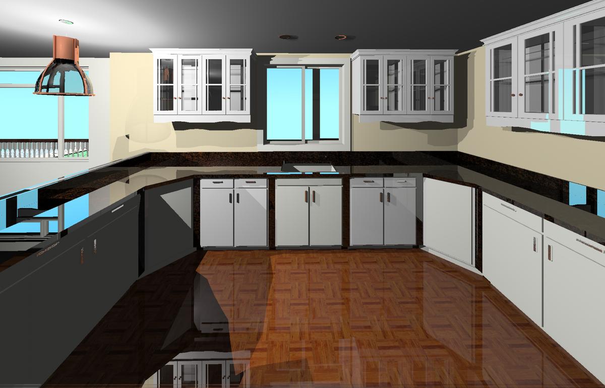 Kitchen in Progress, comment