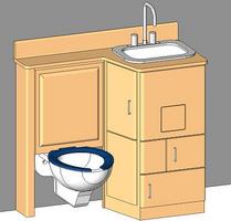 Modular Bedside Lavatory Unit