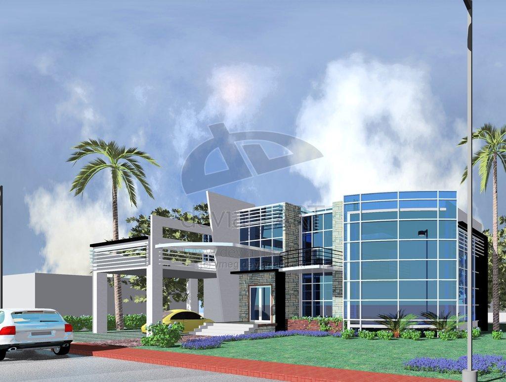 modern residential structure