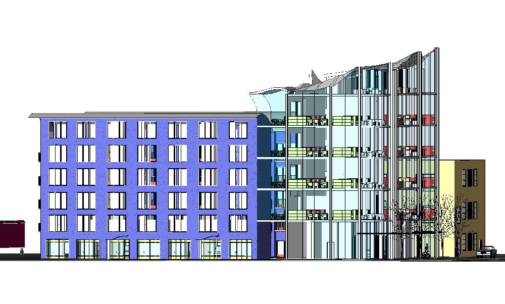 AO quartier facade est