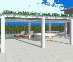 Roof Deck w/ Trellis