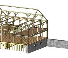 Timber Frame Barn - Structure