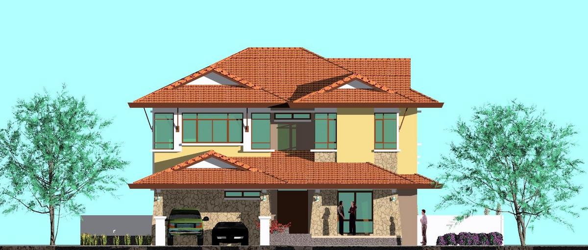 Elevation Rendered in Revits