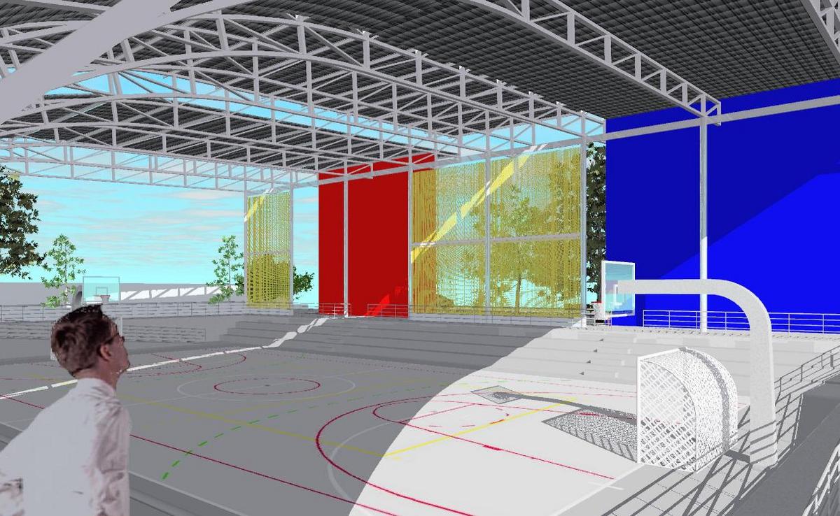 Cobertura para quadra poliesportiva - Mooca, SP