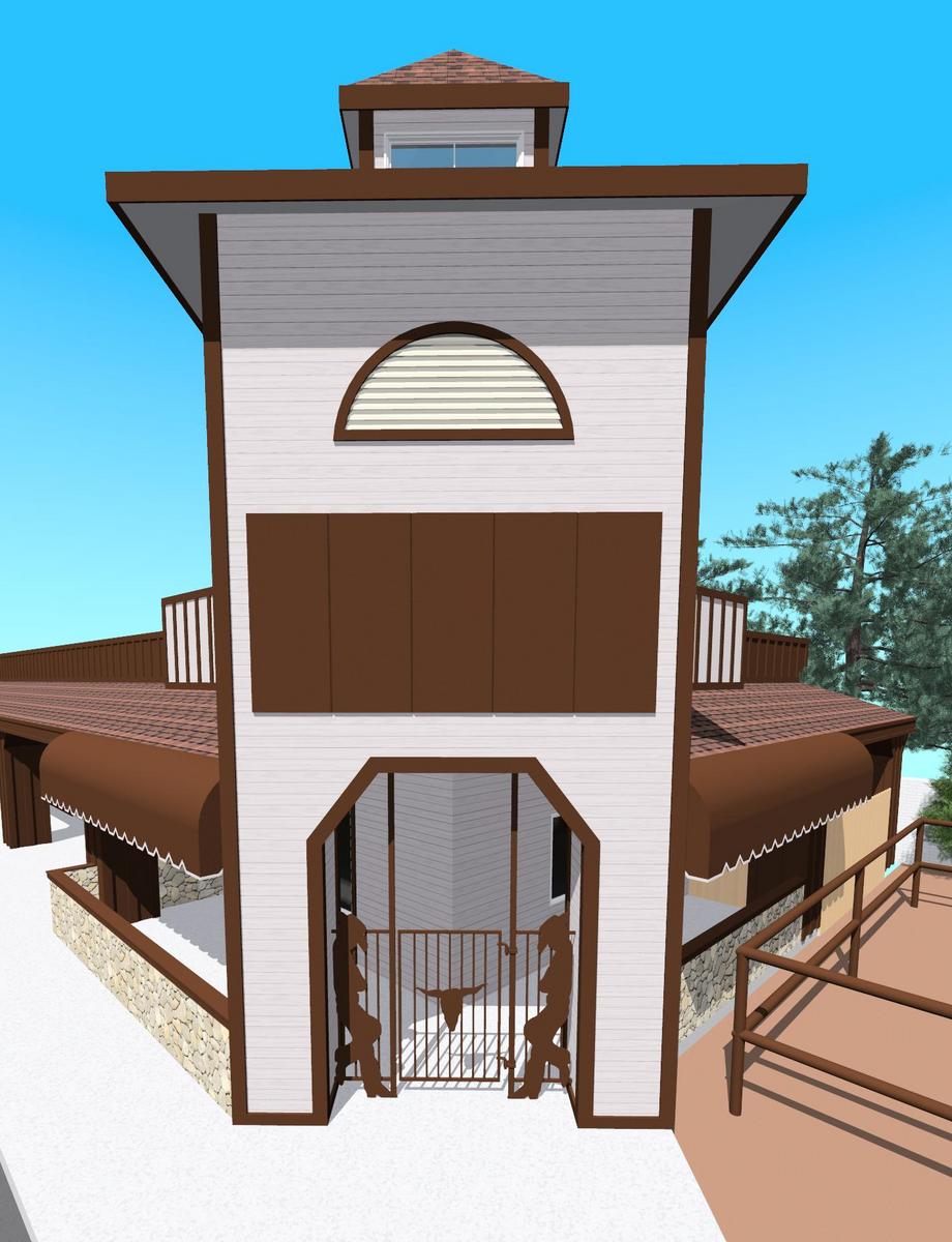 Saloon style restaurant (Front)