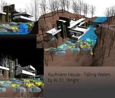 Kaufmann House- Falling waters in revit