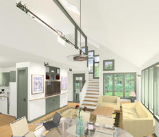 Vacation house interior