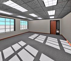 New space after demolition of walls