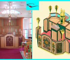 anaglyph of synagogue bima