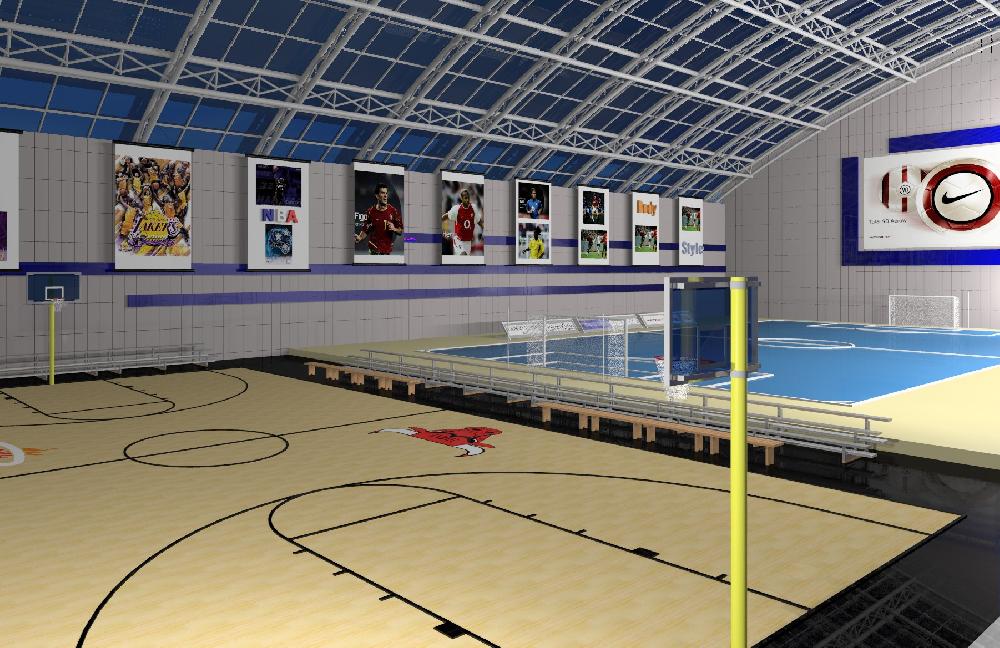 sport area in health club