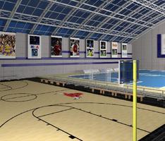 sport area in health club