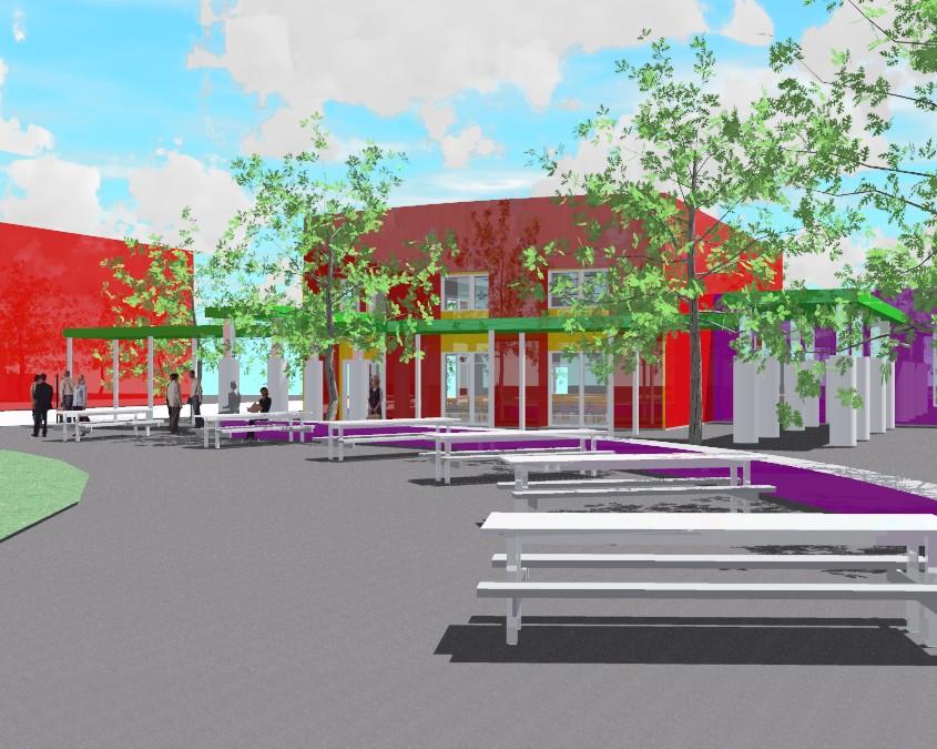 Ochoa Middle School Food Service Building