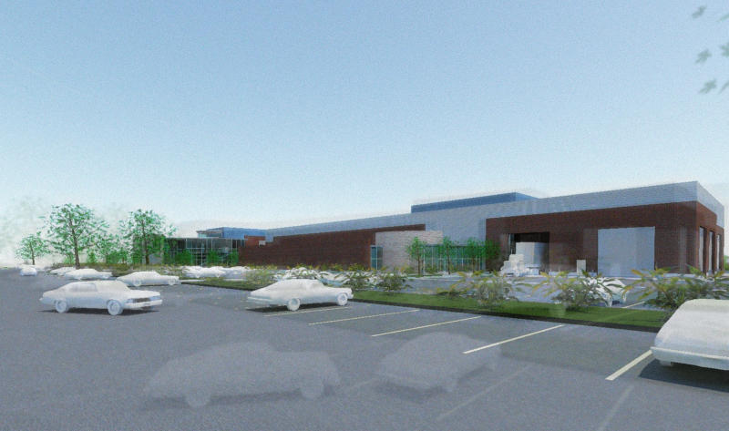 View from the parking lot