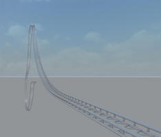 Roller coaster rail-1