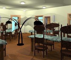 Abstract Dining Room