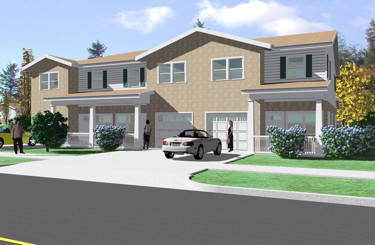 Community Revitalization Design Tri-plex