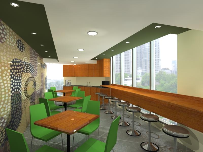 Pantry design for a call center