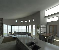 new residence living room render
