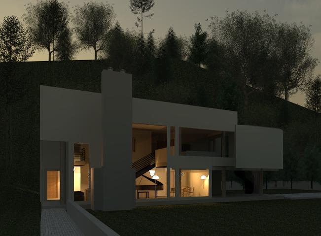 Modern Residence @ Night
