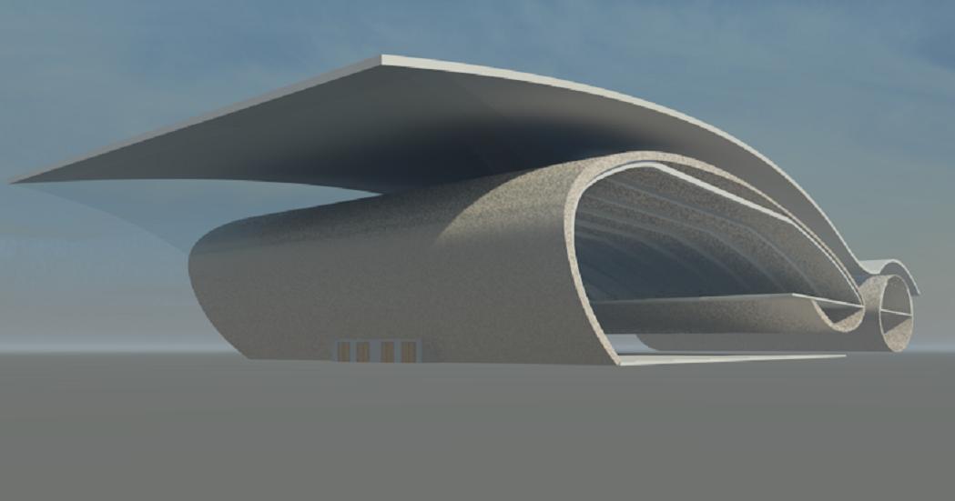 Concept airport Terminal