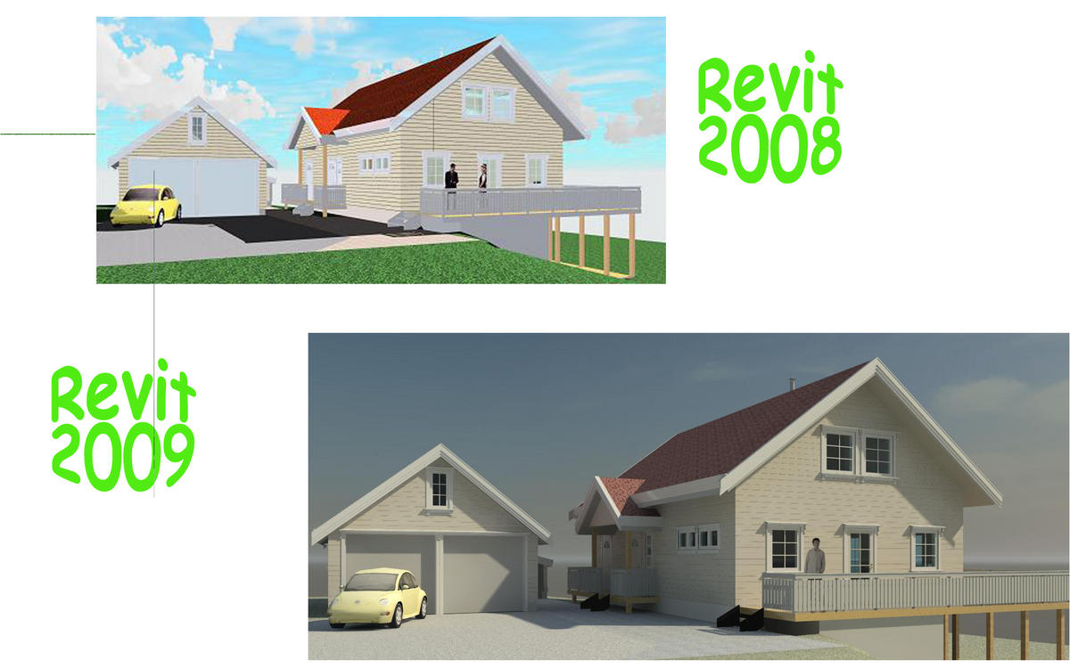 Revit 2008 VS Revit 2009
