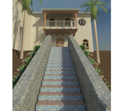 Santa Barbara House Kit - Exterior Stairs