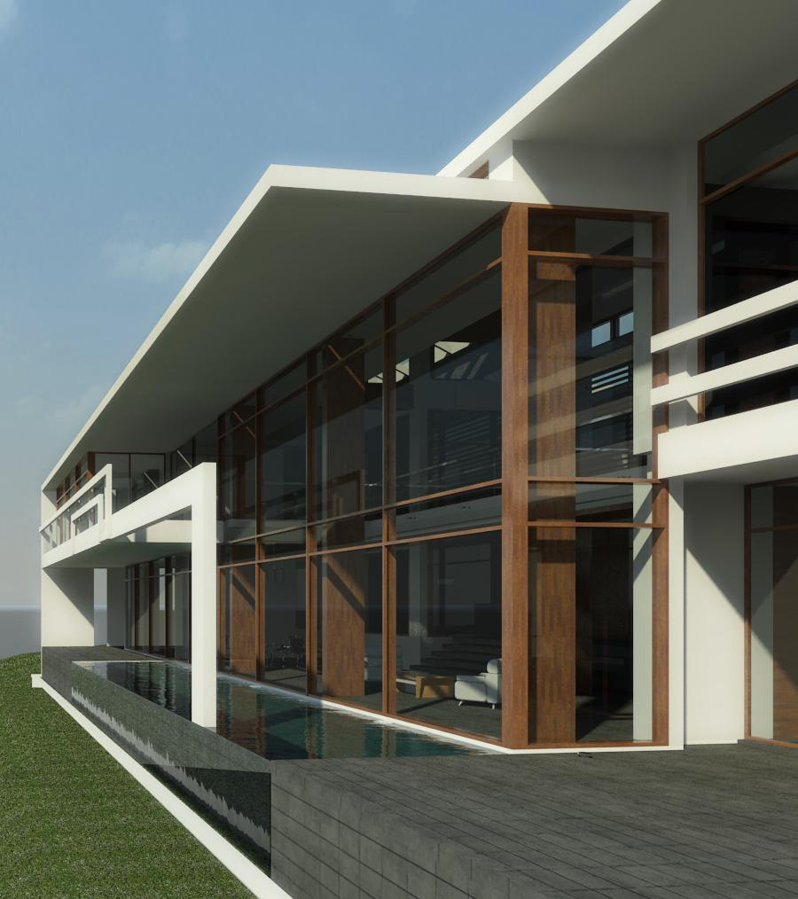 exterior perspective infinity pool