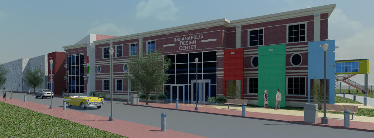 Indianapolis Design Center__Exterior Perspective