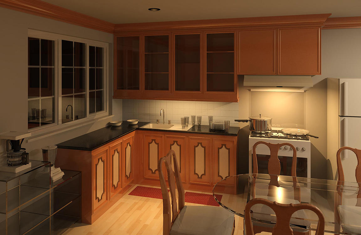 FLAT-E Kitchen and Dining area